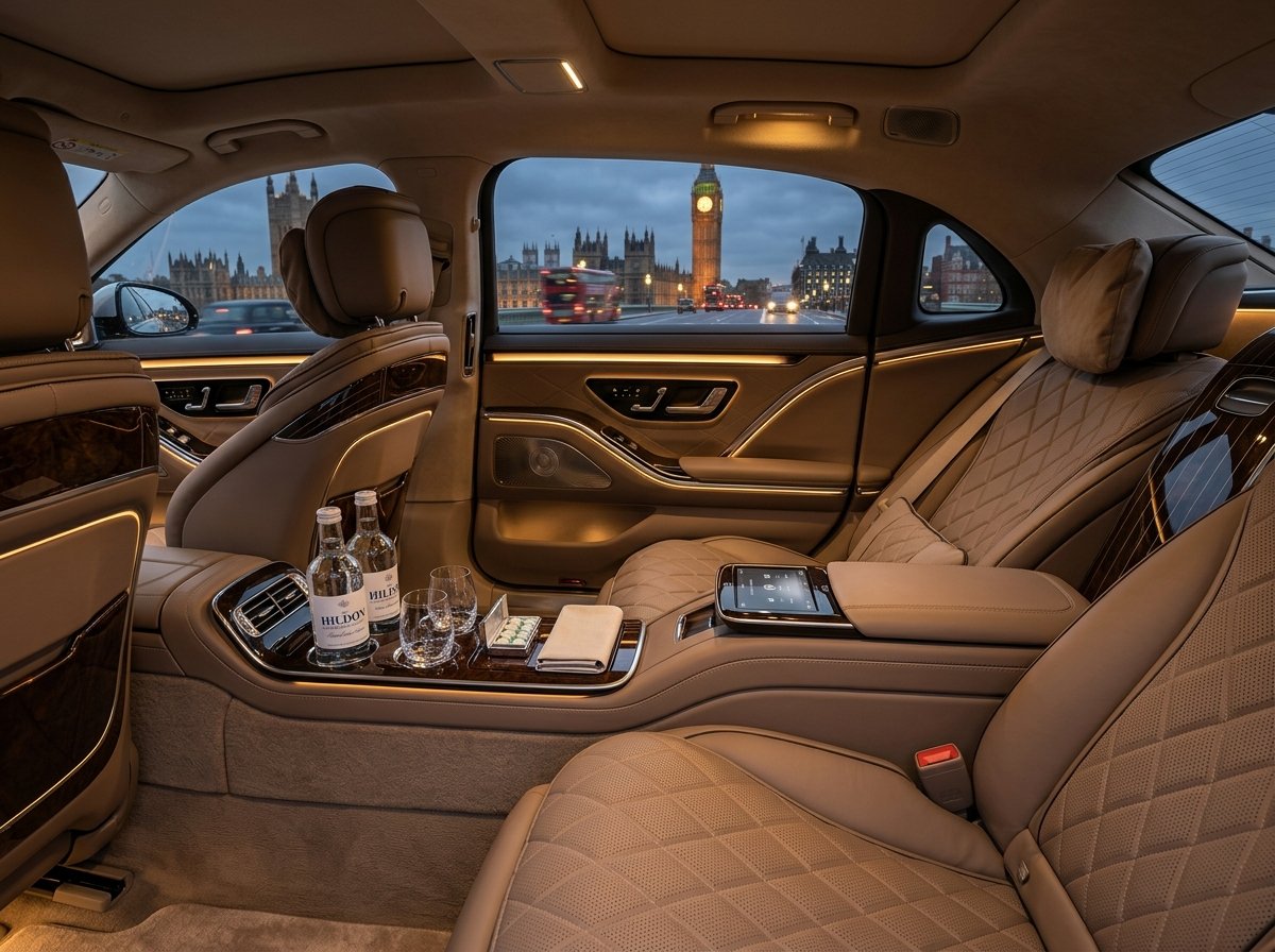 London Luxury Sightseeing Chauffeur Cabin